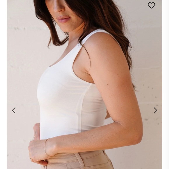 CJLA RACHEL TANK XL WHITE - sold out - Picture 4 of 5